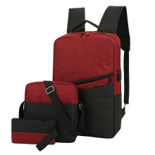 Men's Women's Backpack Set Business Casual Computer Bag Student School Bag for Business Travel