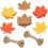 Paper Maple Leaf Gift Tags with Ribbon 150 pcs 1