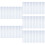 150Pcs Plastic Slide Binders for Daily Book Document Binding 11