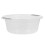 2Pcs Transparent Plastic Basin Multipurpose Hand Wash Foot Soaking 2