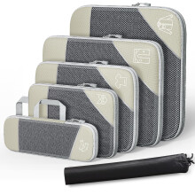Simplifyliving Compression Packing Cubes, Travel Packing Cubes Compression for Carry Ons Mesh, Travel Cubes for Packing Compression