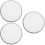 3Pcs White Drum Head Lightweight Polyester Film Drum Accessories 8