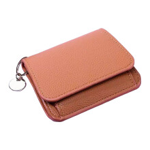 Small Wallet Women RFID Blocking Soft Bifold Card Holder Wallet with Zipper Coin Pocket