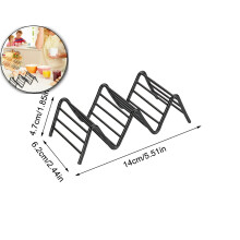 Stainless Steel Wavy Taco Rack 1-Pack