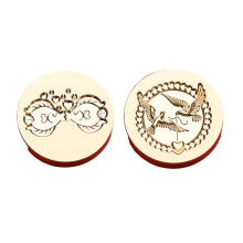 2x Selos de Cera para Scrapbooking com Borboletas - Dia dos Namorados