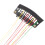 6Pièces Bandes Glitter Multicolores Tinsel Clips Résistants 7