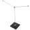 2Sets Compact Wear-Resistant Flag Base Set Desktop Meeting Flag Holder 3