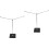 2Sets Compact Wear-Resistant Flag Base Set Desktop Meeting Flag Holder 5