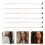 6Pièces Bandes Glitter Multicolores Tinsel Clips Résistants 9