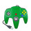 (Green) USB N64 Controller, Wired PC Gamepad for Windows, Compatible with N64 Emulators, Retro Gaming Controller 1