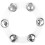 Tambourine Mountable Cymbal Accessory Silver 1 Piece 1