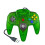 (Transparent green) USB N64 Controller, Wired PC Gamepad for Windows, Compatible with N64 Emulators, Retro Gaming Controller 1