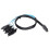SATA Power Integration Cable, Mini SAS Controller Connectivity for RAID Controller Compatibility with6Gbps Throughput Support and Cable Management 1