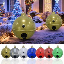 Oppblåsbar julekule i PVC, 60 cm