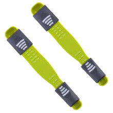 3Pcs Graduated Plastic Measuring Spoons Adjustable for Baking and Cooking Home Kitchen
