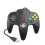 (Black) USB N64 Controller, Wired PC Gamepad for Windows, Compatible with N64 Emulators, Retro Gaming Controller 1