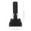 2Pièces Clips Fixation Manche Mop Noir Acier Inoxydable Résistant 3