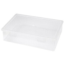 Plastic Snap-Tight Storage Box for Documents, Certificates, Papers – Thick & Clear, Desktop-Proof, Compatible with Office Supplies