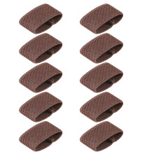 FEAMOS 10 stuks elastische riemlussen, tactische riemhouders, bandorganizers voor dienstriemen