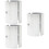 6Pièces Réducteurs Alliage Aluminium Guidon Argent Durable 7