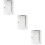 6Pièces Réducteurs Alliage Aluminium Guidon Argent Durable 9