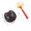 1Ensemble Instrument ABS Percussion Chat Cartoon Noir Décoration 2