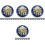 80Pcs Durable Blue Metal Decorative Buttons for Suit Jacket Coat 4