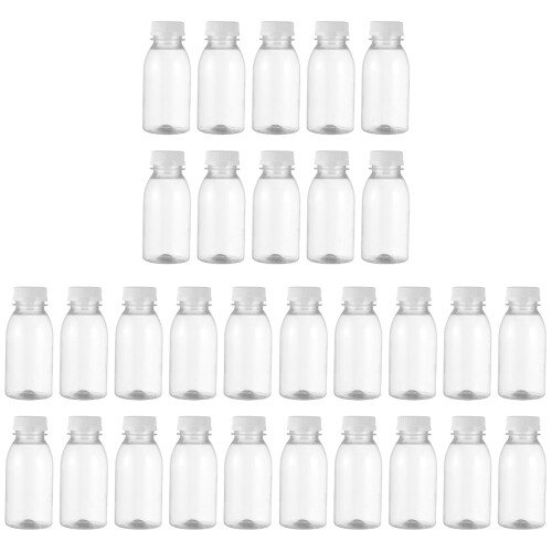 30Pièces Bouteilles Lait Transparent Usage Stockage 1