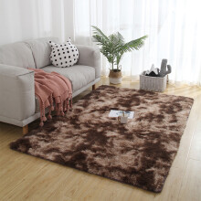 Tapis shaggy pelucheux 152 x 244 cm avec envers antidérapant – Lavable, doux, pour salon, chambre et cuisine