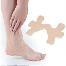 (skin color) 10pcs Precut Kinesiology Tape for Ankle, Waterproof Elastic Physio Tape, Ankle Support Sports Tape, Athletic Therapy Tape