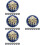 80Pcs Durable Blue Metal Decorative Buttons for Suit Jacket Coat 8
