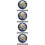 80Pcs Durable Blue Metal Decorative Buttons for Suit Jacket Coat 9