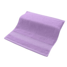 Liquidation : Serviettes de bain en coton à séchage rapide, légères et ultra-absorbantes – Serviettes douces pour le visage, motif carré uni