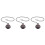 3Pcs Elegant Alloy Retro Watch with Removable Chain 4