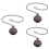 3Pcs Elegant Alloy Retro Watch with Removable Chain 6