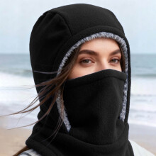 Unisex zimná kukla, mäkká, hrubá, teplá, útulná, vetruodolná, celotvárová, na lyžovanie, cyklistiku, turistiku, outdoorové športy, 14,5