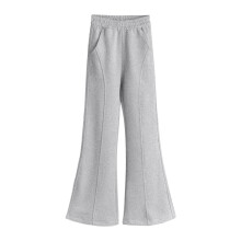 Women's Tapered Leg Trousers with Elastic Waist, 1 Pair