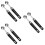6Pcs Black Ice Cream and Fruit Digging Spoons Easy Storage Handle 7
