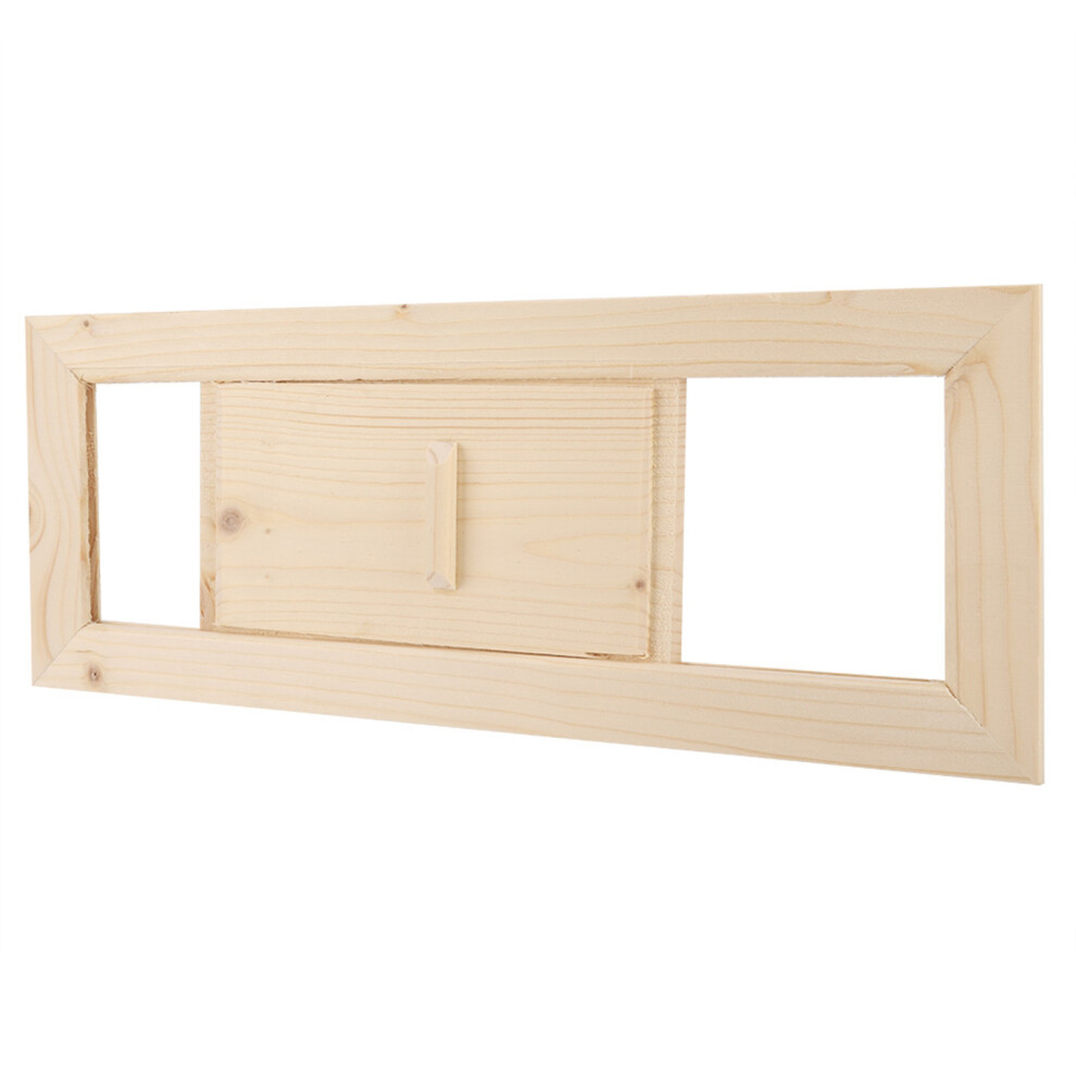 Wooden Rectangle Air Vent Grille For Sauna & Steam Rooms, 34Cm 8431393279476