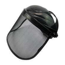 Grass Trimmer Safety Helmet with Full Face Mesh Mask