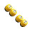 4Pcs Yellow Portable Car Compass for Dashboard Suv Truck Navigation 8