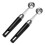 6Pcs Black Ice Cream and Fruit Digging Spoons Easy Storage Handle 11
