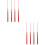 8Pcs Red Graduation Cap Tassels Polyester Decorative Fringe Pendants 5