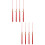 8Pcs Red Graduation Cap Tassels Polyester Decorative Fringe Pendants 6