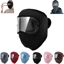 Winter Windproof Face Mask with Detachable Goggles for Cold-Weather Outdoor Activities