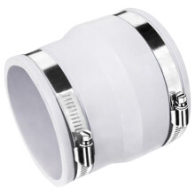 Adaptateur de conduit pour sèche-linge, raccord rond à ovale, collier de serrage en acier avec collier de serrage pour conduit de sèche-linge