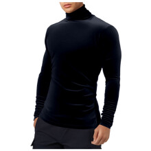 Mens Sweaters Winter Warm Men's Solid Color High Neck Long Sleeve Pullover Sweater for Spring Autumn Winter Knitwear