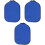 3Pcs Blue Reusable Table Tennis Racket Case Anti-Scratch Paddle Bag 4
