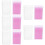 10Boxes Assorted Color Cotton Pads Eyelash Glue Wiping Cleaning Sheets 1