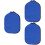 3Pcs Blue Reusable Table Tennis Racket Case Anti-Scratch Paddle Bag 6